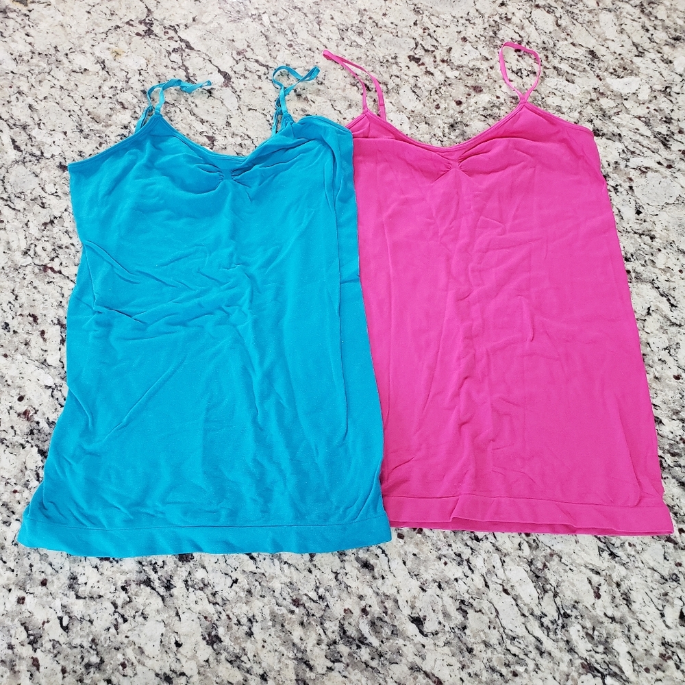 Rue21 Camisoles Set of 2 Pink and Blue M/L